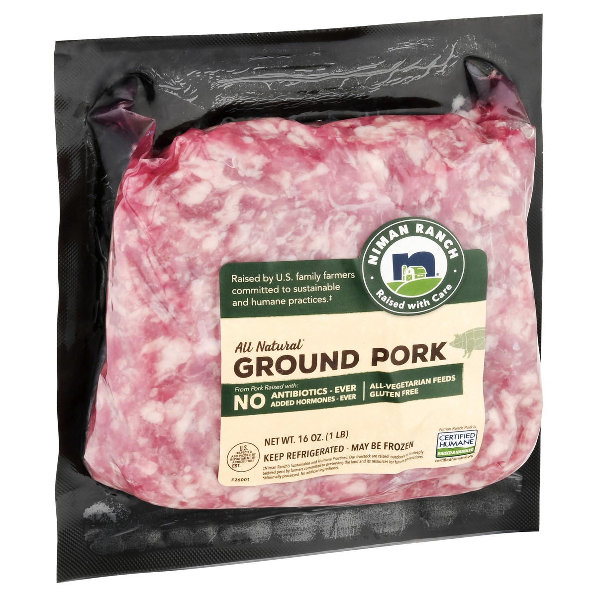 slide 7 of 14, Niman Ranch All Natural Ground Pork 16 oz, 16 oz