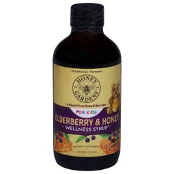 Honey Gardens For Kids Elderberry & Honey Wellness Syrup 4 fl oz
