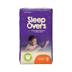 Sleep Overs Disposable Pants 12 ea