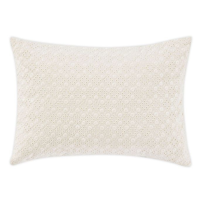 slide 1 of 3, Tommy Bahama Coastal Eyelet Oblong Throw Pillow - Ivory, 1 ct