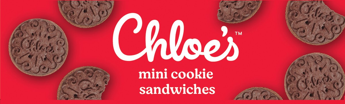 slide 2 of 13, Chloe's Mini Chocolate Cookie Sandwiches 6PK, 6 ct