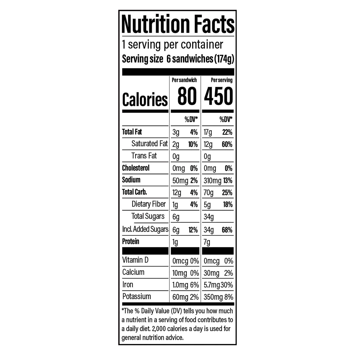 slide 3 of 13, Chloe's Mini Chocolate Cookie Sandwiches 6PK, 6 ct