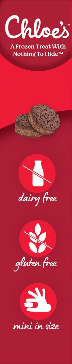 slide 4 of 13, Chloe's Mini Chocolate Cookie Sandwiches 6PK, 6 ct
