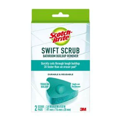 Scotch-Brite Bathroom Buildup Remover Swift Scrub 2 ea