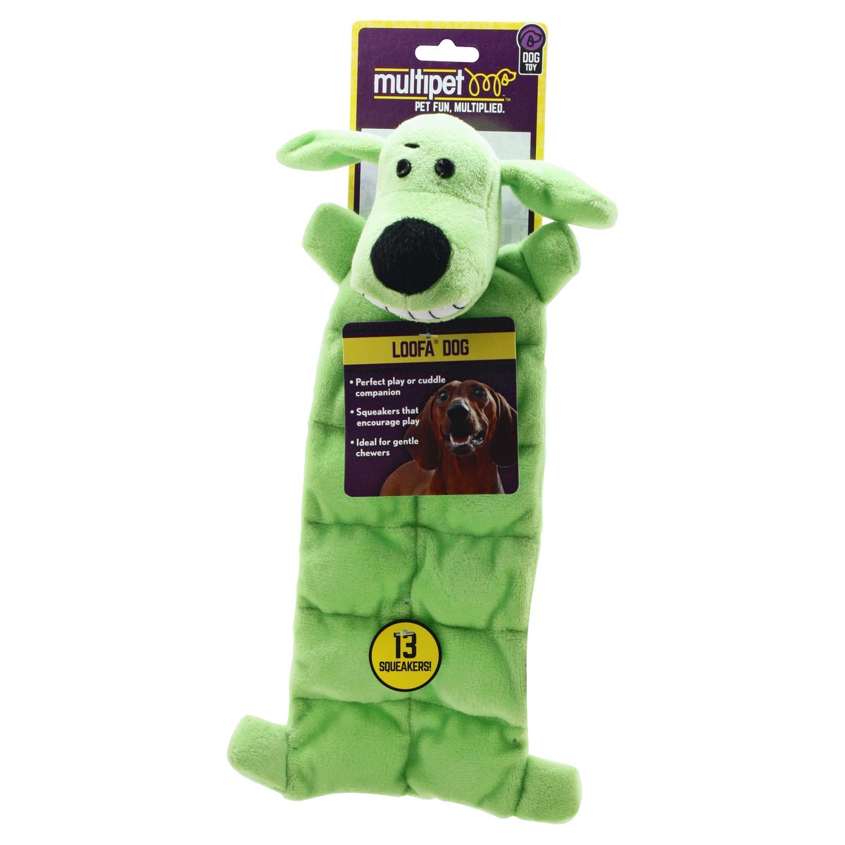 slide 6 of 11, MultiPet Toy Dog Loofah Mat 12" 1.000 Ea, 1 ct