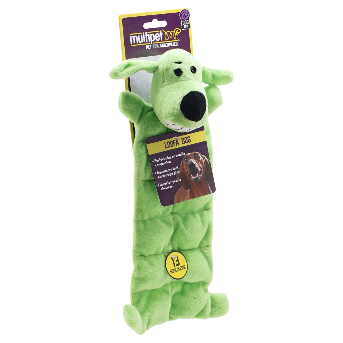 slide 3 of 11, MultiPet Toy Dog Loofah Mat 12" 1.000 Ea, 1 ct