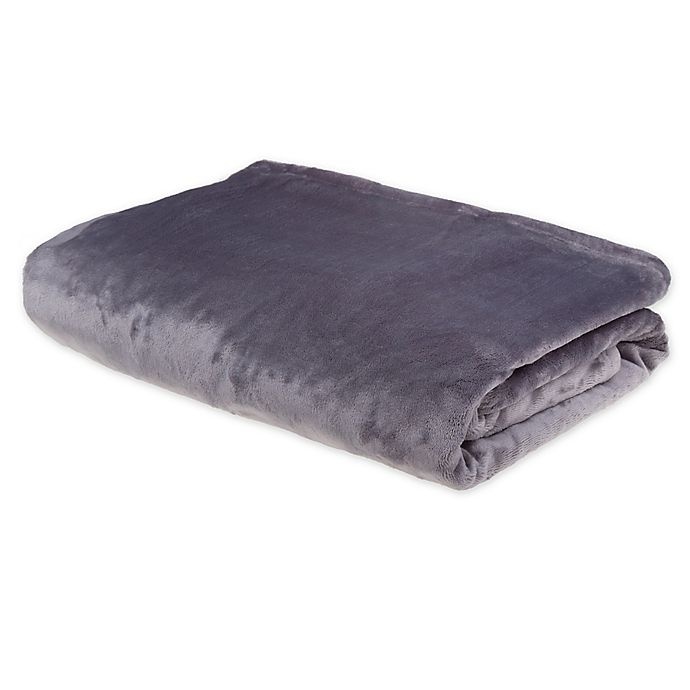 slide 1 of 2, Brookstone NAP Wearable Throw Blanket - Grey, 1 ct