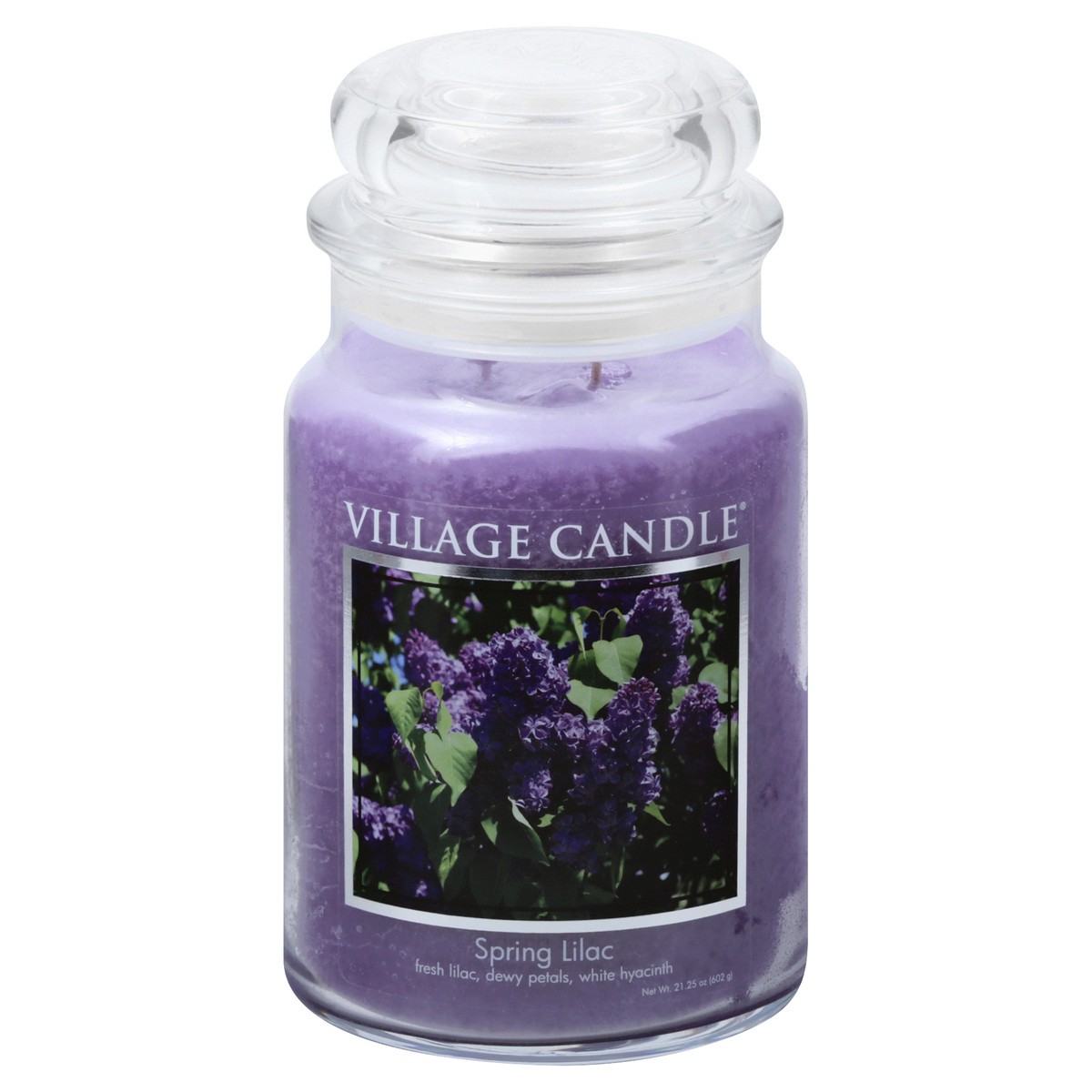 slide 2 of 11, Village Candle Lilac Spa Jar Candle, 26 oz