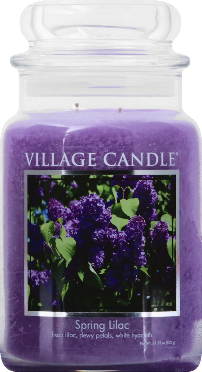 slide 11 of 11, Village Candle Lilac Spa Jar Candle, 26 oz