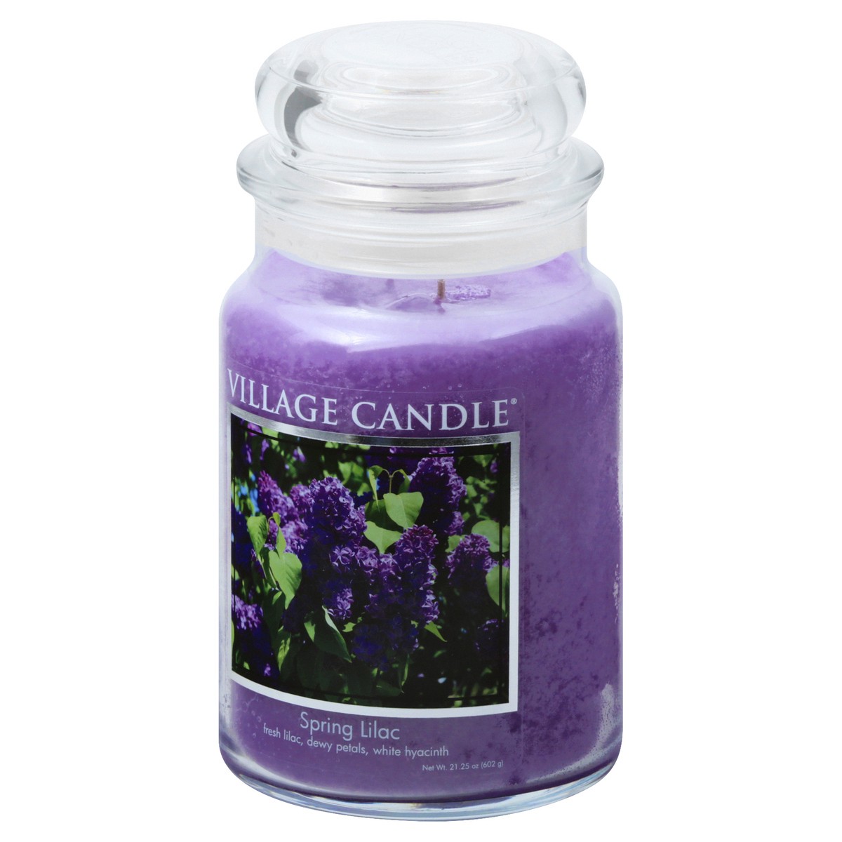 slide 8 of 11, Village Candle Lilac Spa Jar Candle, 26 oz