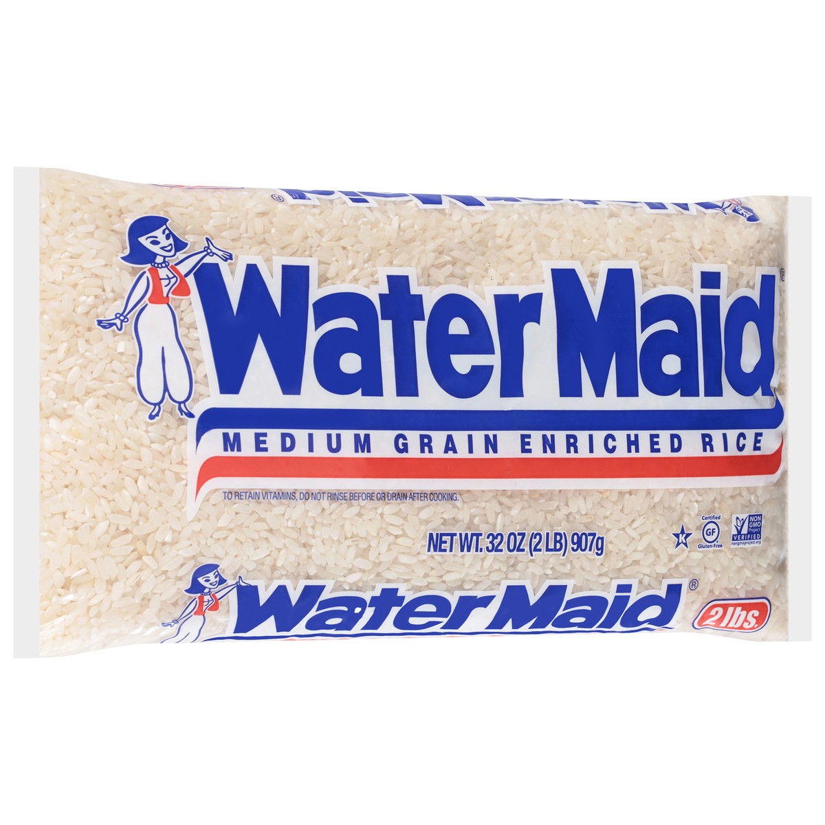 slide 2 of 9, Water Maid Medium Grain Enriched Rice, 32 oz