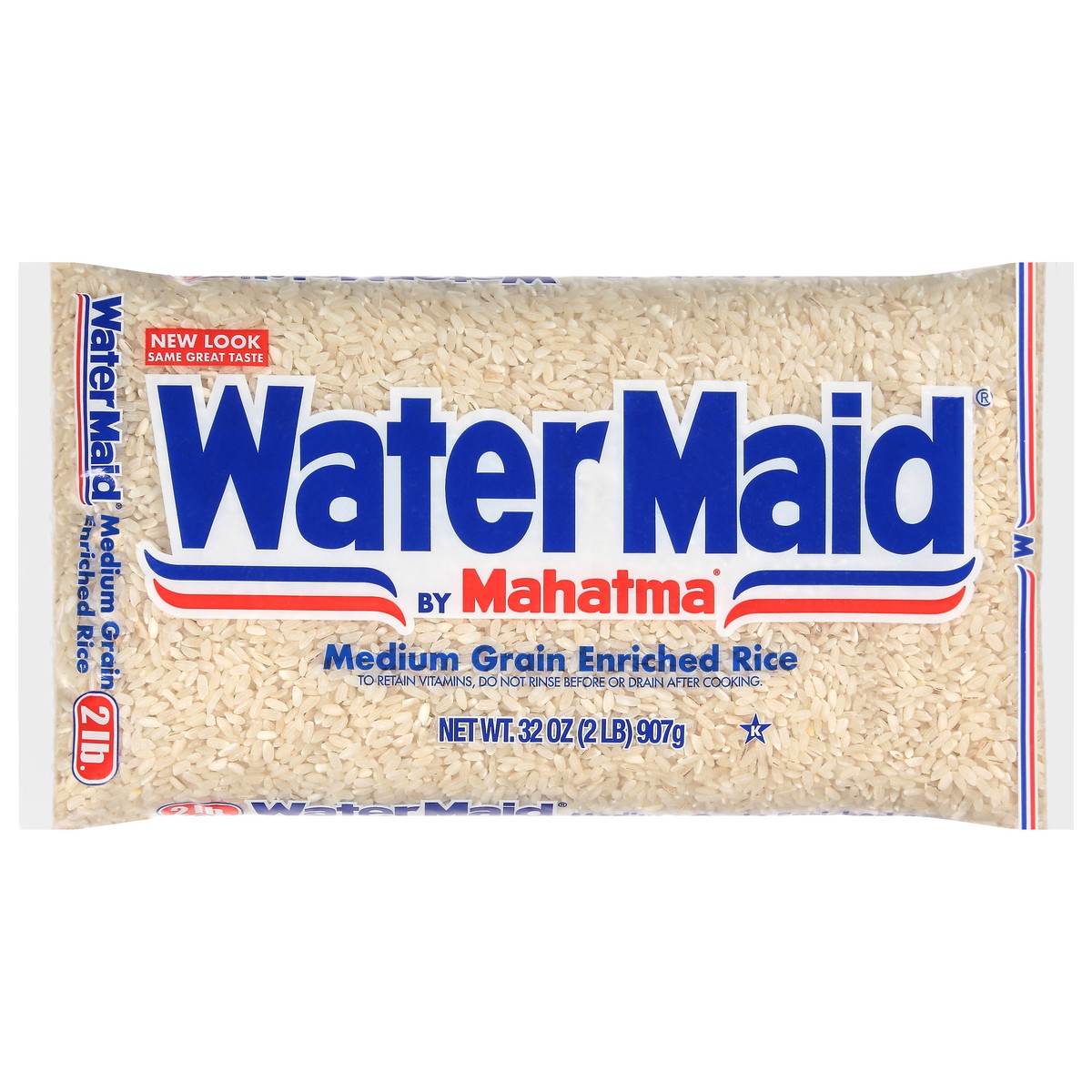 slide 1 of 9, Water Maid Medium Grain Enriched Rice, 32 oz