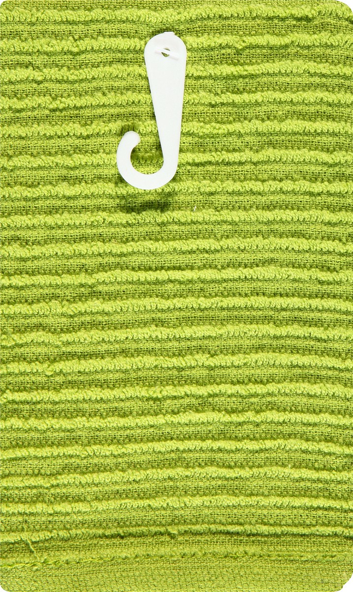 slide 5 of 9, MUkitchen Ridged Texture 100% Cotton Cactus Dishcloth 1 ea, 1 ct