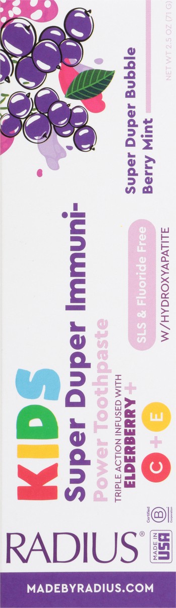 slide 7 of 13, Radius Kids Immunity Toothpaste, 2.5 oz