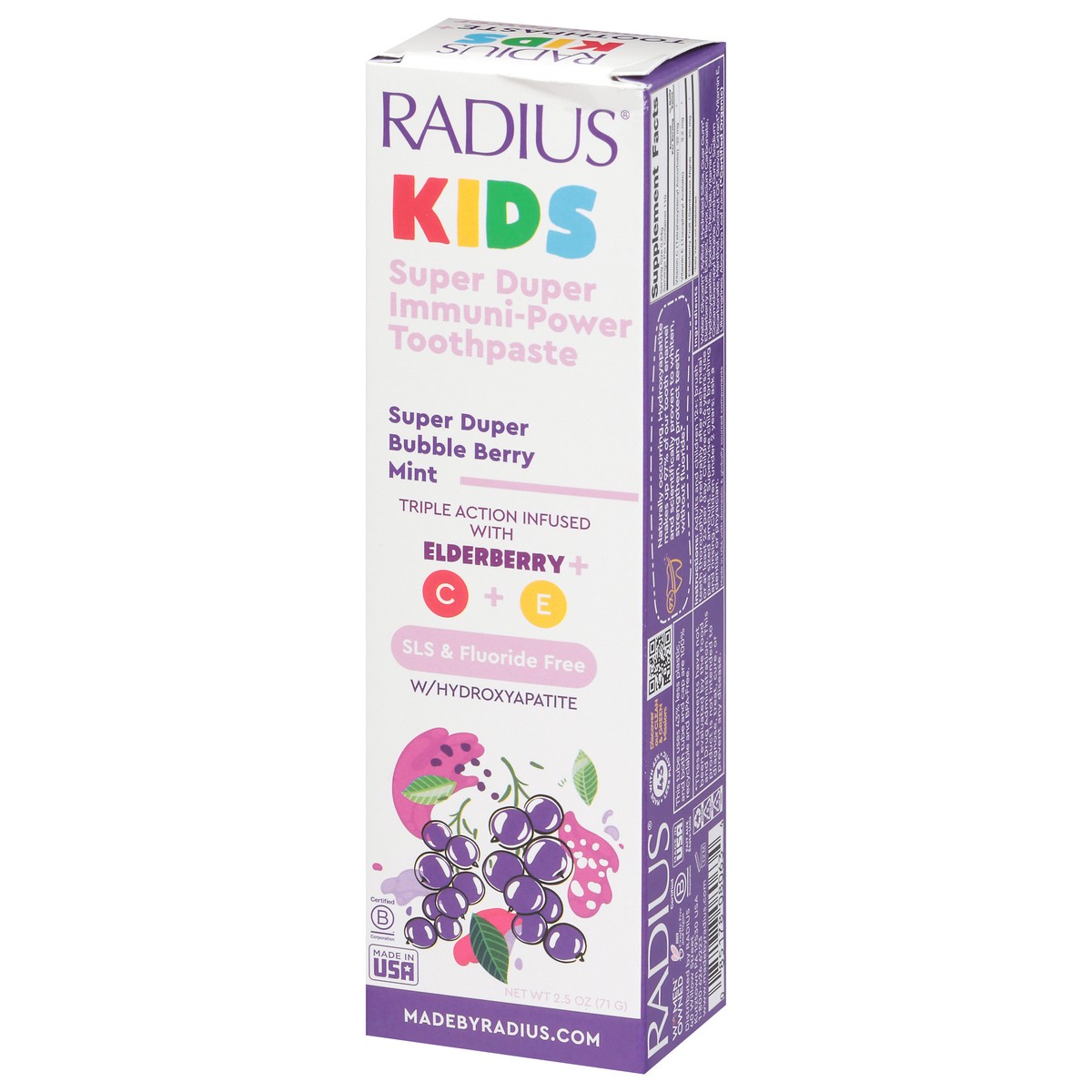 slide 12 of 13, Radius Kids Immunity Toothpaste, 2.5 oz