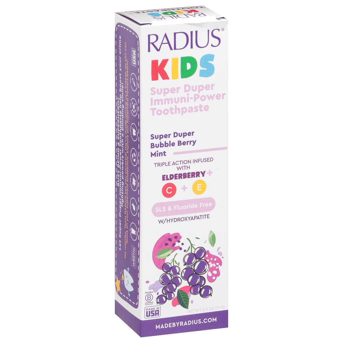 slide 5 of 13, Radius Kids Immunity Toothpaste, 2.5 oz
