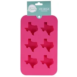 Destination Holiday Pink Texas Ice Cube Tray