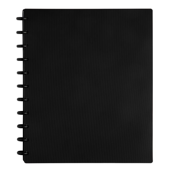 slide 1 of 3, TUL Discbound Student Notebook, 3-Subject, Letter Size, Black, 1 ct