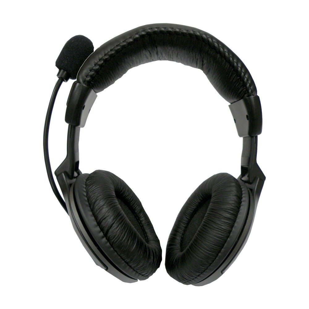 slide 4 of 4, Digital Innovations Padded Multimedia Headset - Black, 1 ct