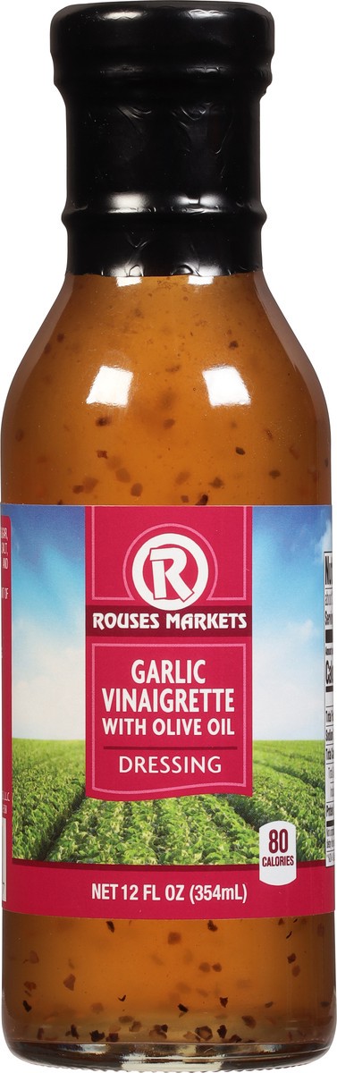 slide 3 of 11, Rouses Markets Garlic Vinaigrette with Olive Oil Dressing 12 fl oz, 12 fl oz