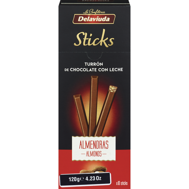 slide 1 of 1, Delaviuda Milk/cho W/almd Sticks, 4.2 oz