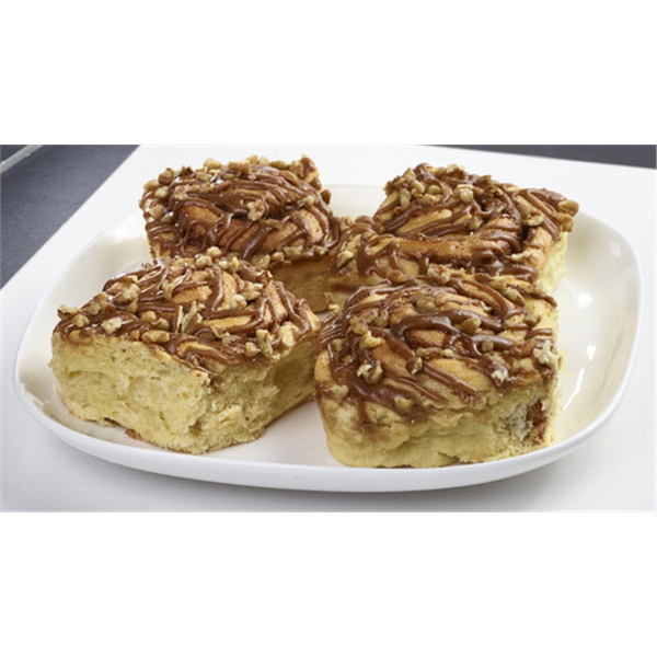 slide 1 of 1, Meijer Caramel Pecan Cinnamon Roll, 4 ct; 18 oz