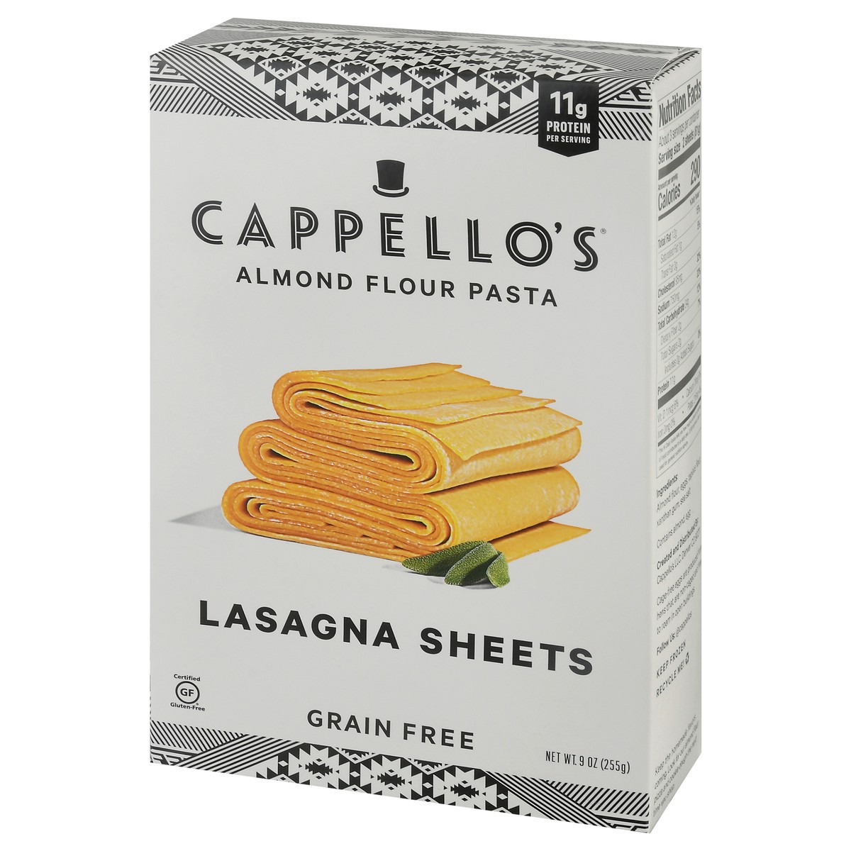 slide 3 of 9, Cappello's Grain Free Lasagna, 1 ct