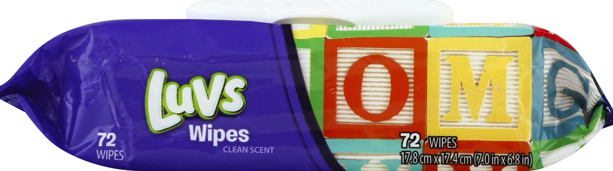 slide 5 of 6, Luvs Clean Scent Wipes, 72 ct