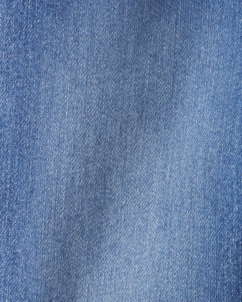 slide 2 of 3, Oshkosh Baby Girl Medium Wash Elastic-Waist Jeans Blue 18M, 1 ct