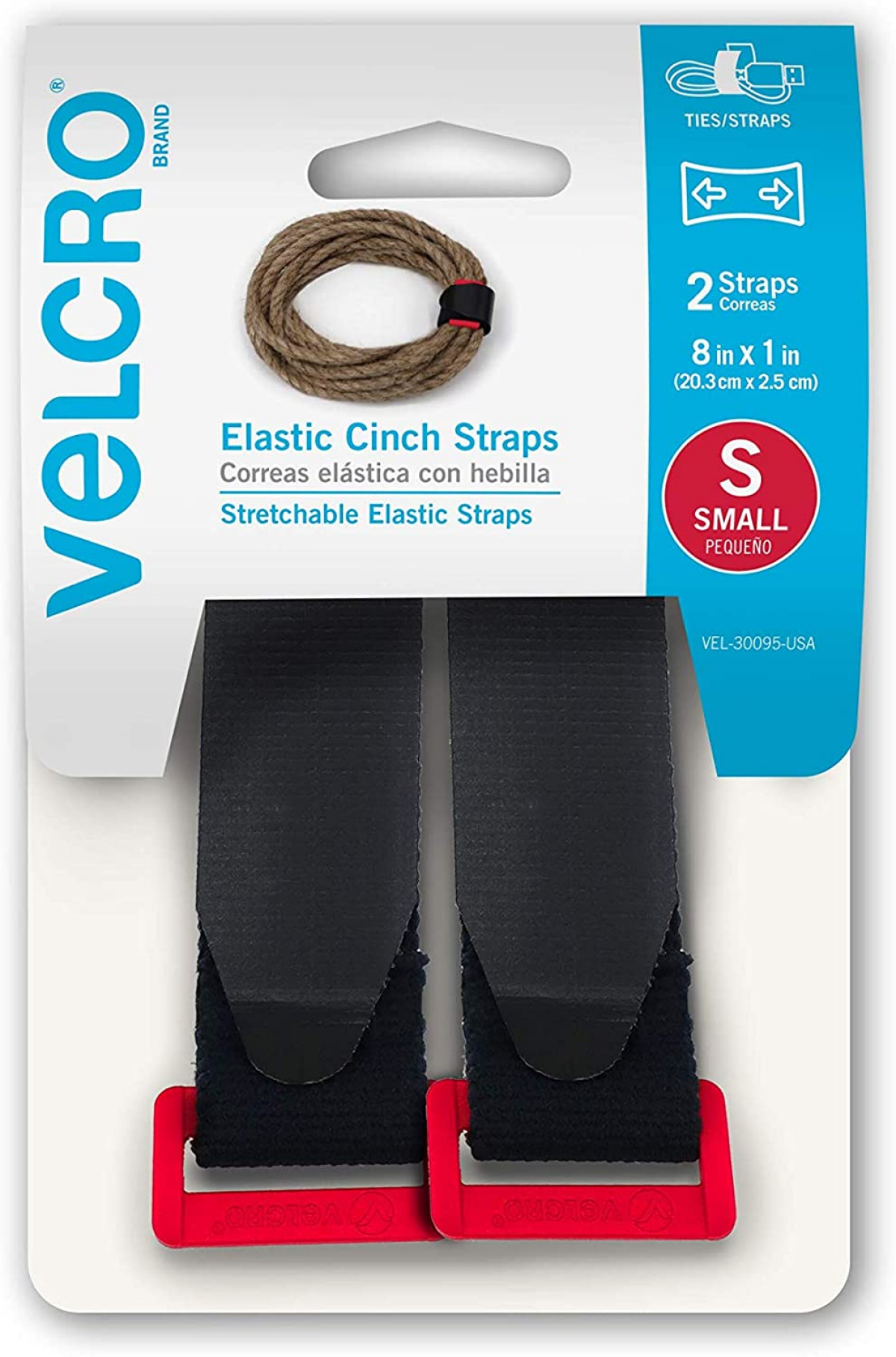 slide 1 of 1, VELCRO Brand All Purpose Strap - Elastic, 1 ct