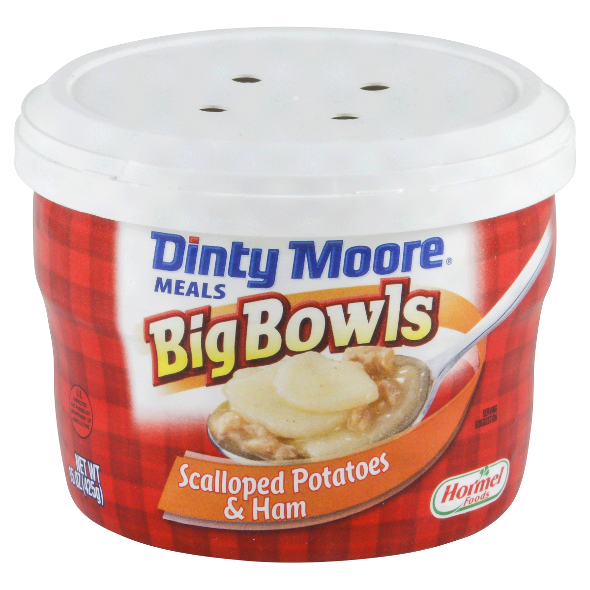 slide 1 of 4, Dinty Moore Big Bowls Scalloped Potatoes & Ham, 15 oz