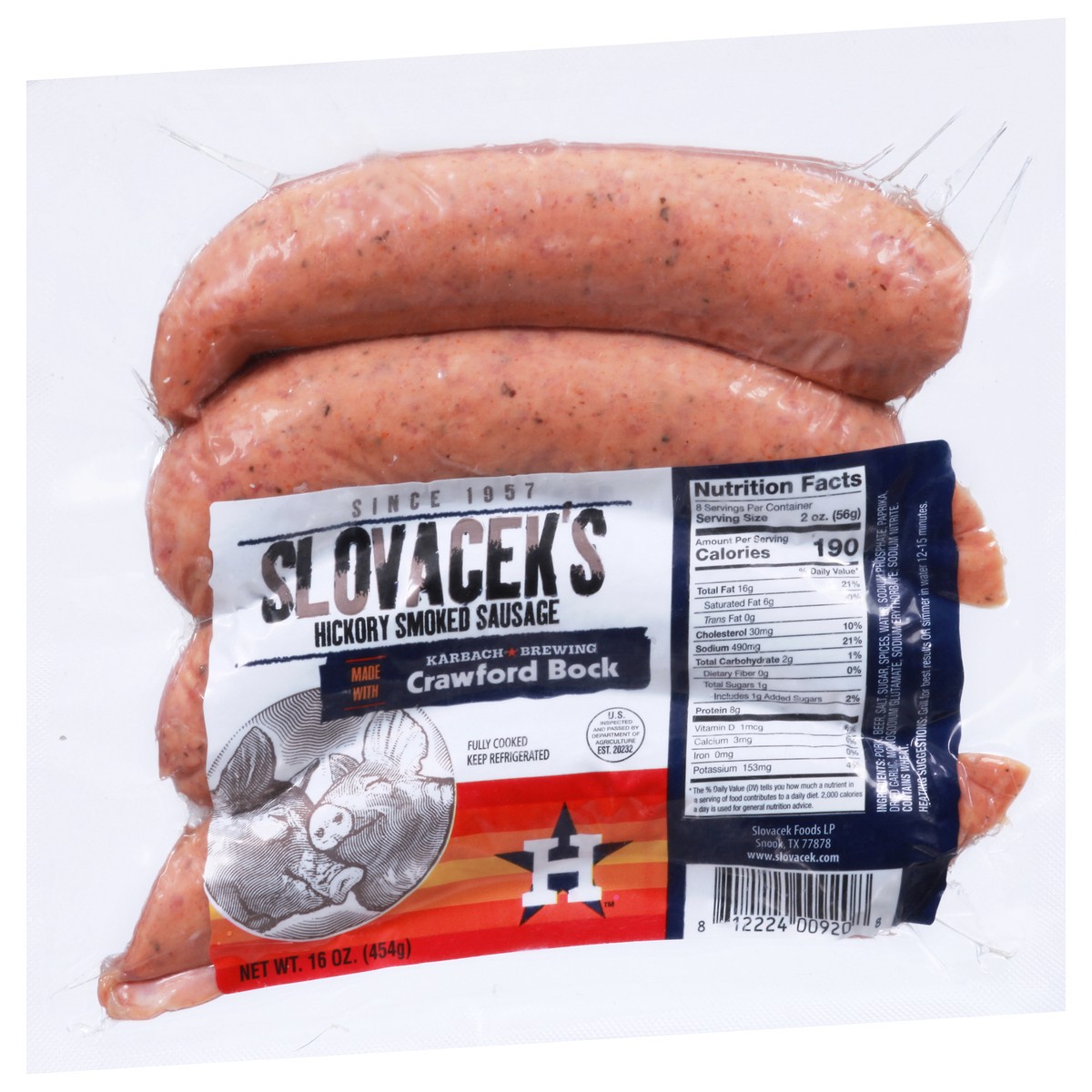slide 9 of 11, Slovacek Sausage Links - Crawford Bock, 4 ct