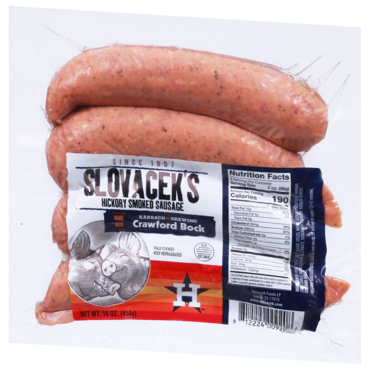 slide 4 of 11, Slovacek Sausage Links - Crawford Bock, 4 ct