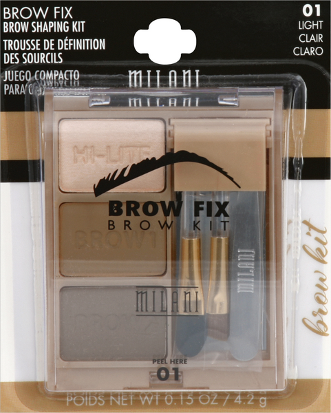 slide 1 of 1, Milani Brow Fix Kit, 0.15 oz