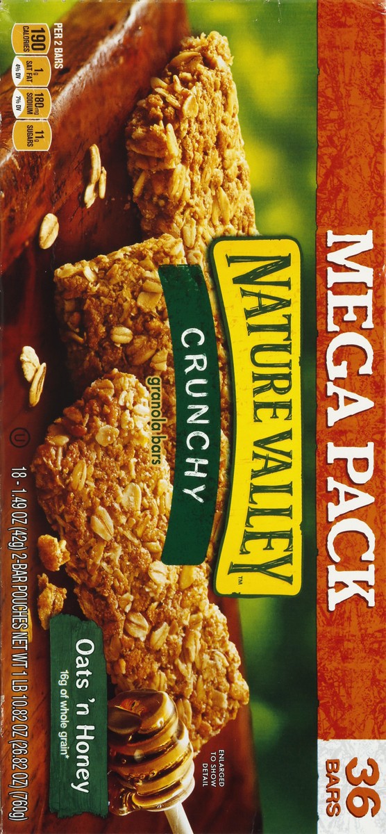 slide 6 of 6, Nature Valley Crunchy Oats 'n Honey Granola Bars, 18 ct; 1.48 oz