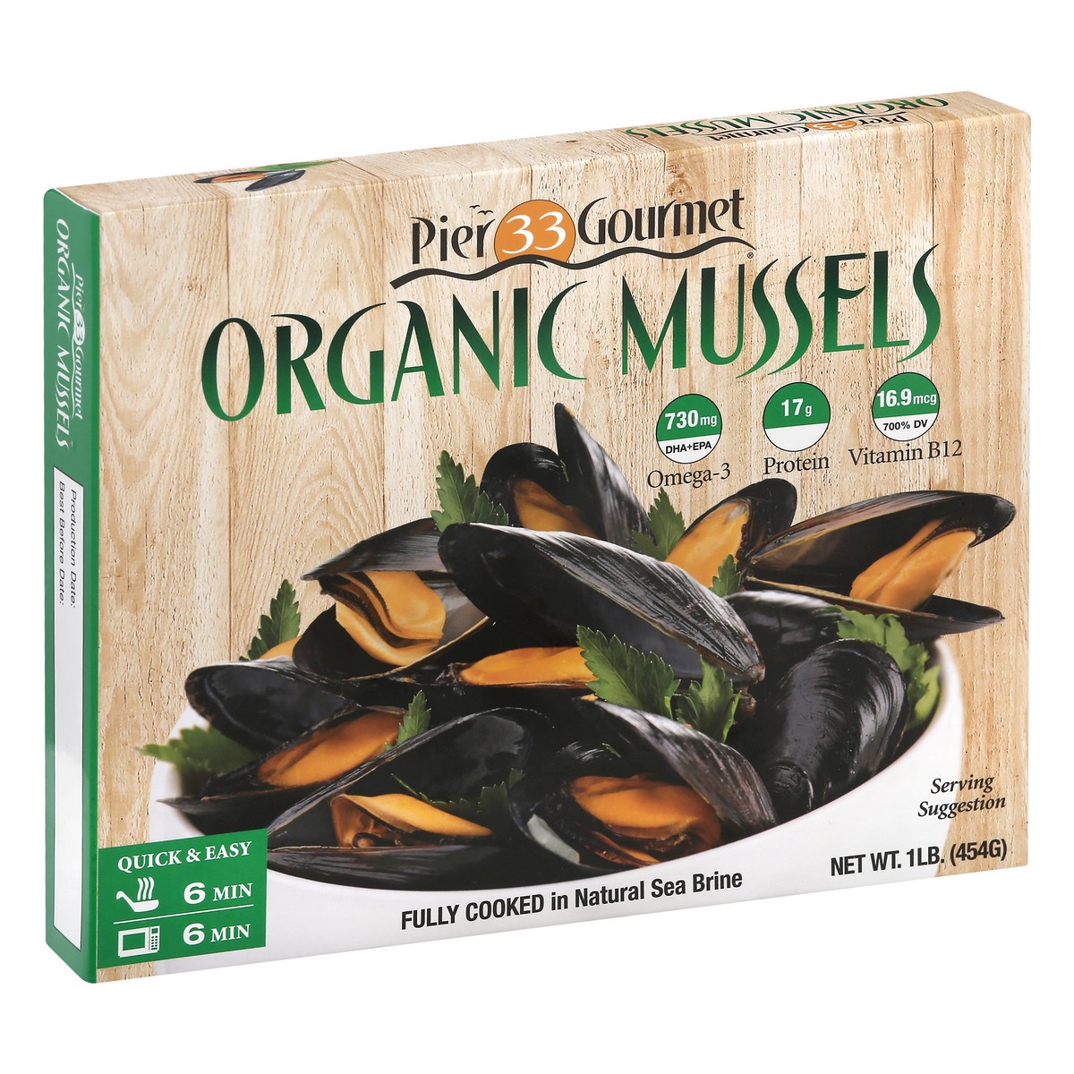 slide 8 of 13, Pier 33 Gourmet Mussels, Organic, 16 oz