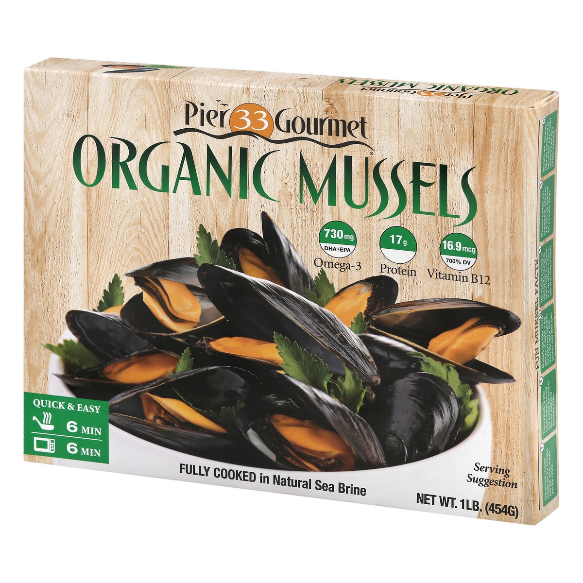 slide 7 of 13, Pier 33 Gourmet Mussels, Organic, 16 oz