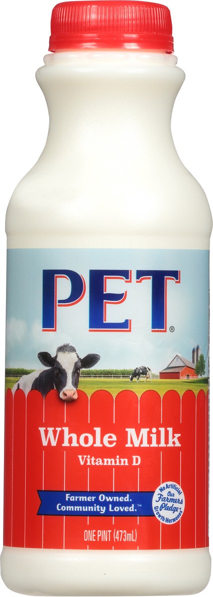 slide 6 of 13, PET Dairy Dairy Whole Milk with Vitamin D, Whole Milk Pint - 1 Bottle, 16 oz