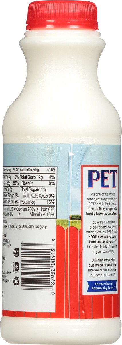 slide 10 of 13, PET Dairy Dairy Whole Milk with Vitamin D, Whole Milk Pint - 1 Bottle, 16 oz
