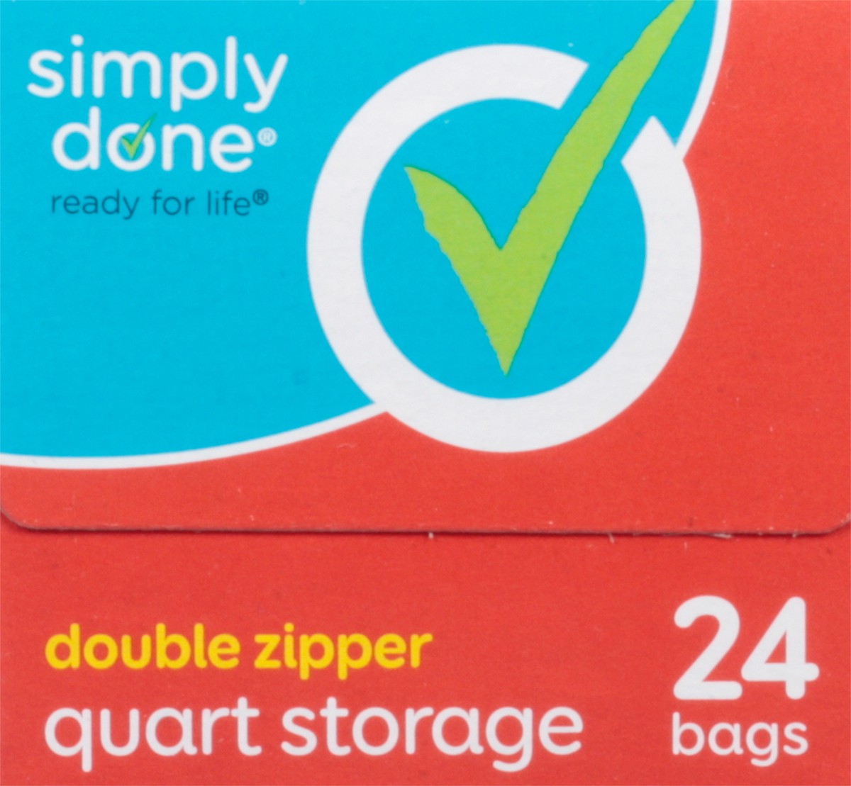 slide 5 of 9, Simply Done Quart Storage, 24 ct