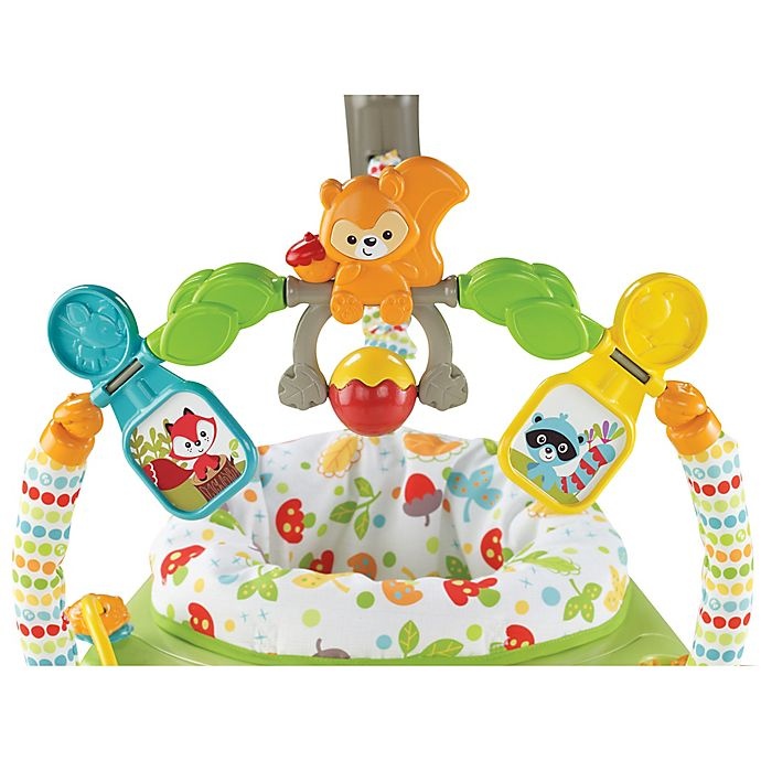 slide 4 of 4, Fisher-Price Woodland Friends SpaceSaver Jumperoo Entertainer, 1 ct