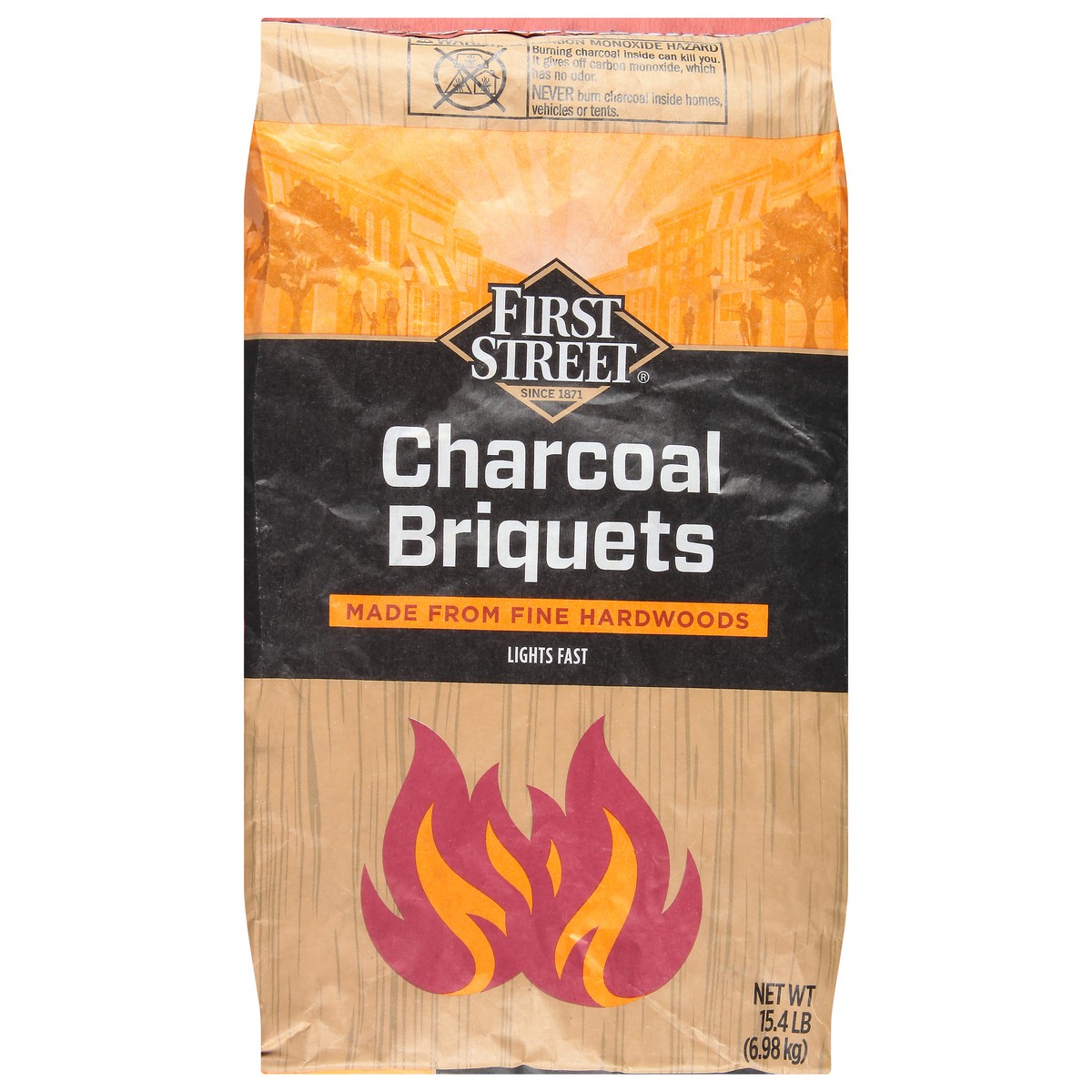 slide 11 of 11, First Street Charcoal Briquets, 15.4 lb