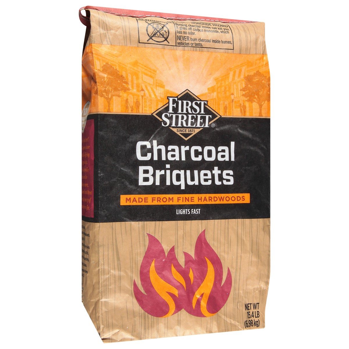 slide 5 of 11, First Street Charcoal Briquets, 15.4 lb