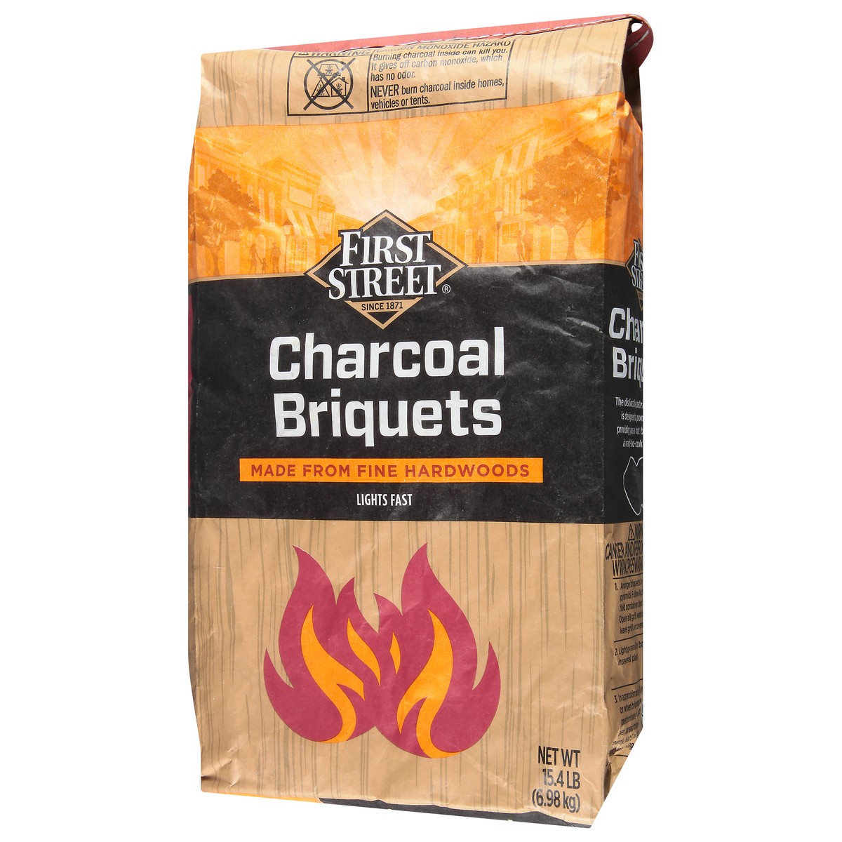slide 3 of 11, First Street Charcoal Briquets, 15.4 lb