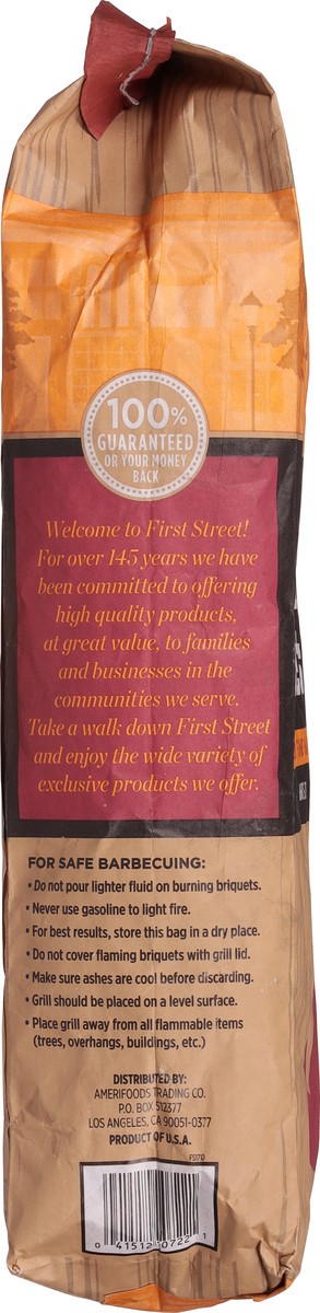 slide 6 of 11, First Street Charcoal Briquets, 15.4 lb