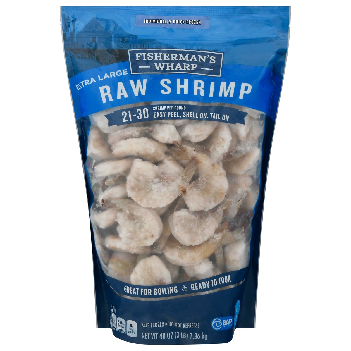 slide 2 of 14, Fisherman's Wharf Extra Large Raw Shrimp 48 oz, 48 oz