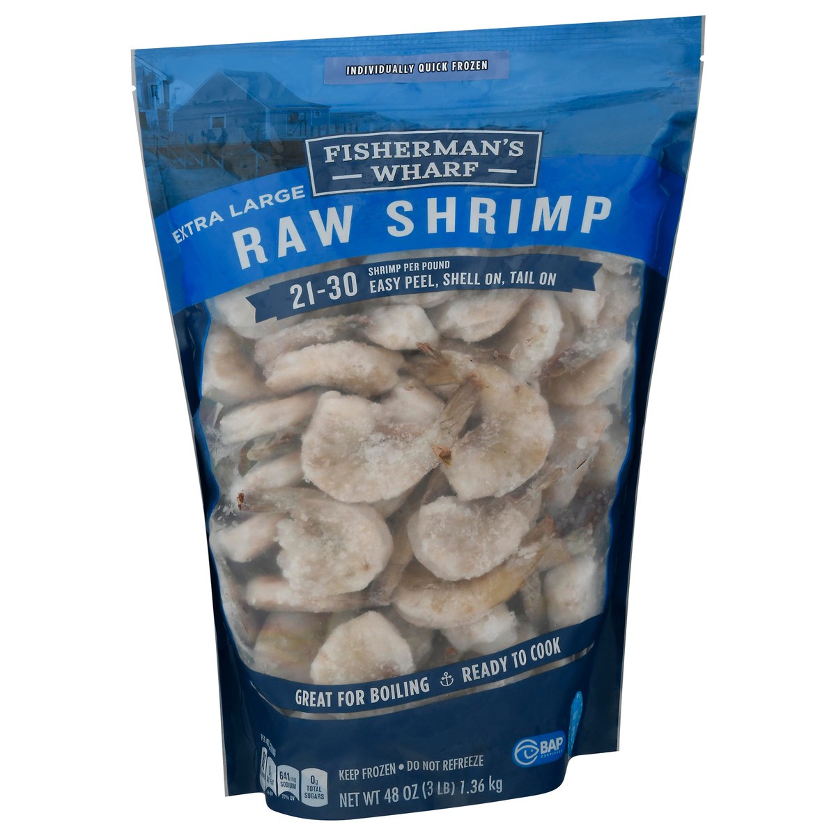 slide 10 of 14, Fisherman's Wharf Extra Large Raw Shrimp 48 oz, 48 oz