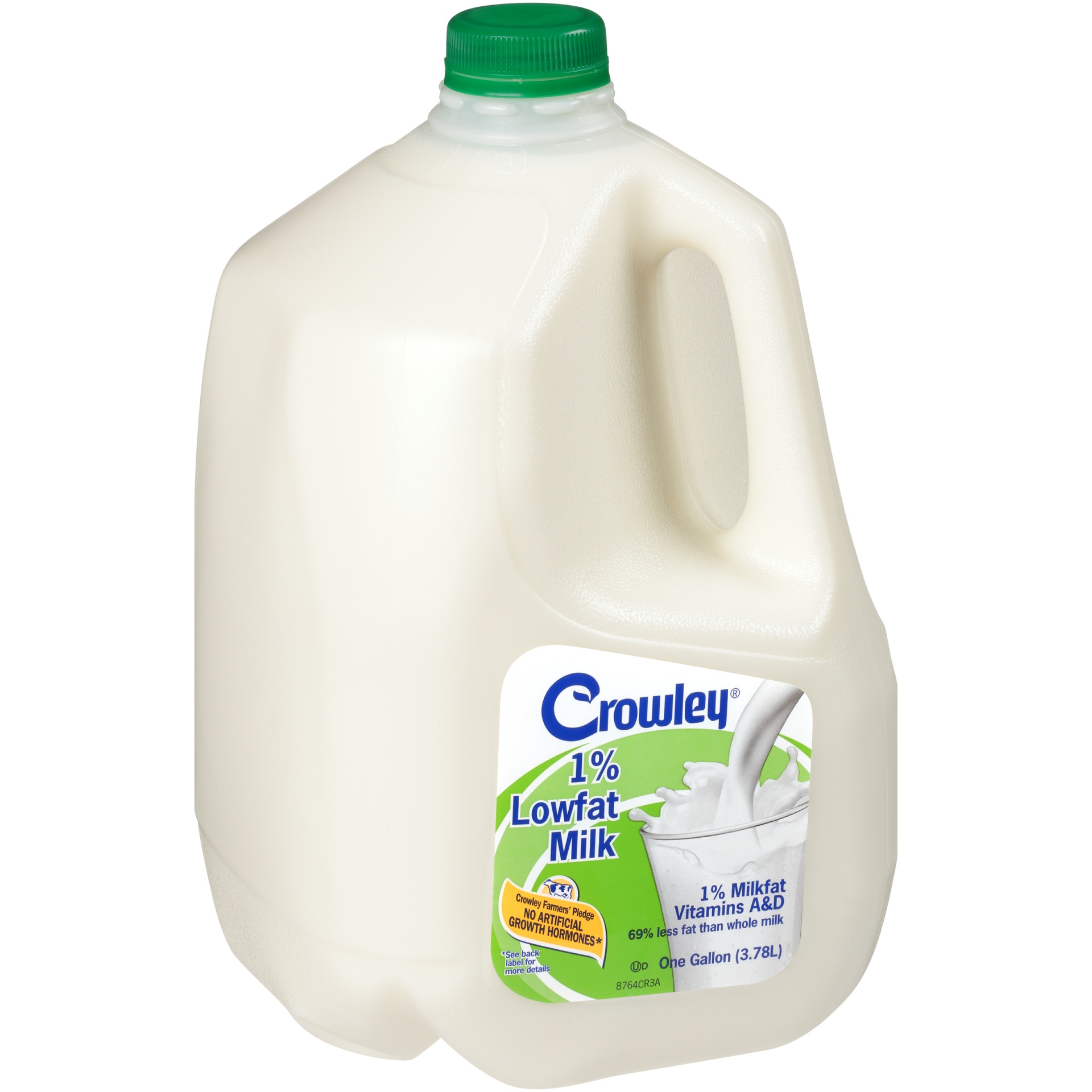 slide 2 of 7, Crowley 1% Lowfat Milk, Gallon, 1/2 gal