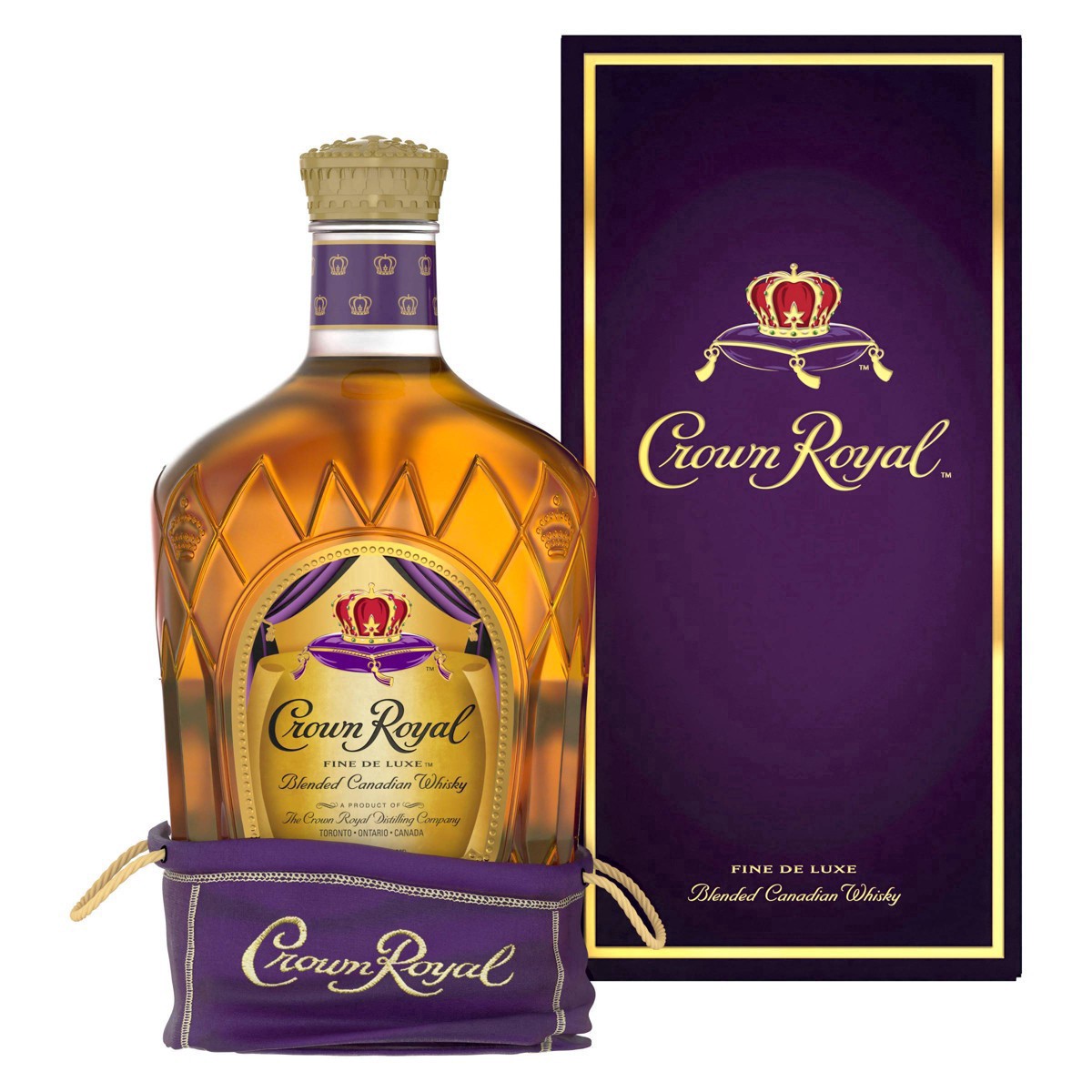 slide 8 of 38, Crown Royal Fine De Luxe Blended Canadian Whisky, 1.75 L, 1.75 liter