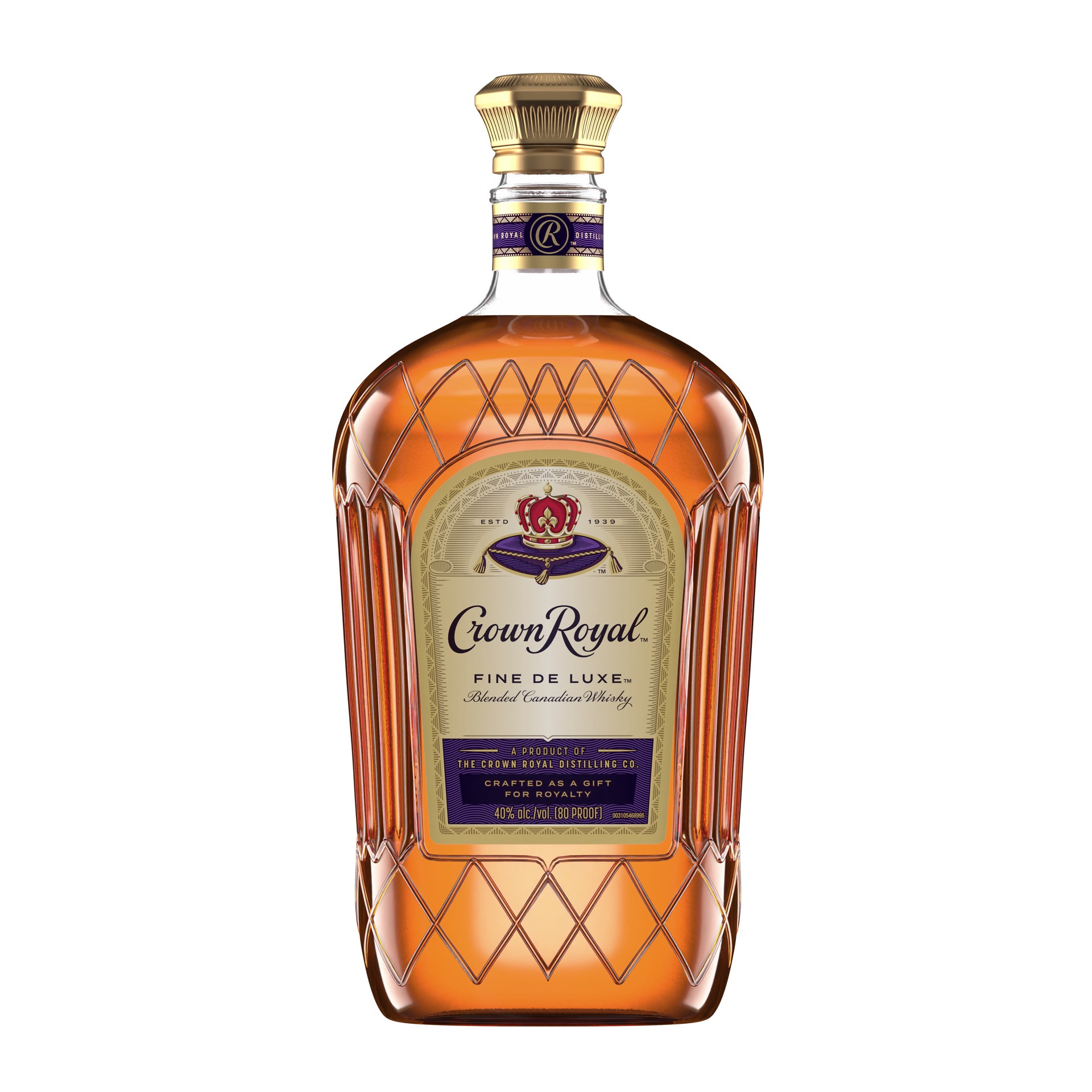 slide 1 of 38, Crown Royal Fine De Luxe Blended Canadian Whisky, 1.75 L, 1.75 liter